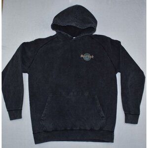 Pacsun X Hard Rock Cafe Men's Hoodie Size L Sweatshirt Paris Graphic Distressed